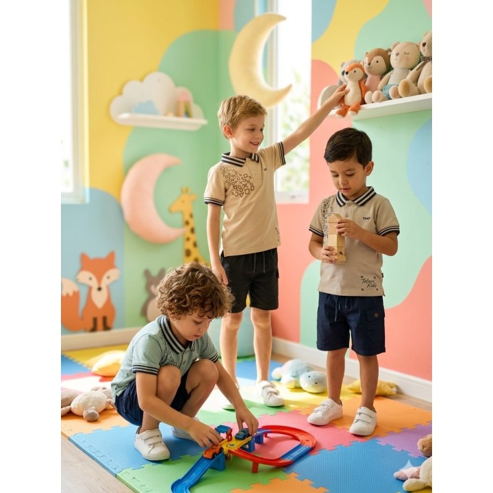 Kids' Polo and Shorts Set